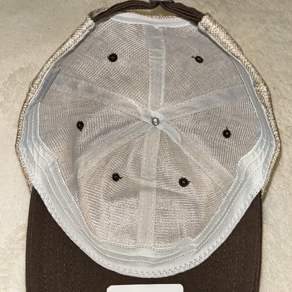 **6/$20** Historic Ships In Baltimore Beige/Brown Adjustable Strap Hat - Picture 6 of 7